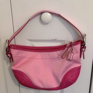 Coach NWOT Hobo 2 tone Pink Darling Bag
